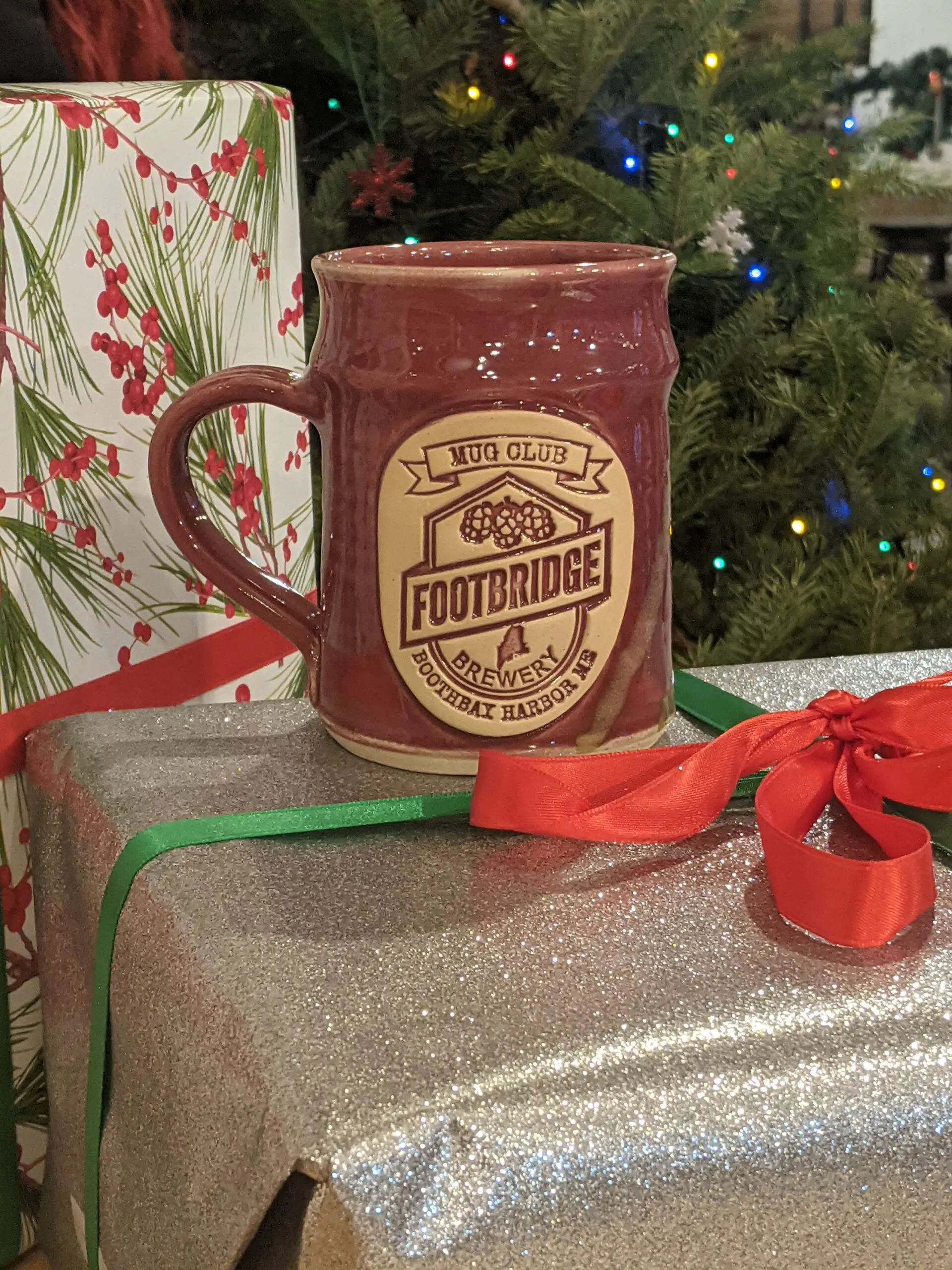 Holiday presents at company party