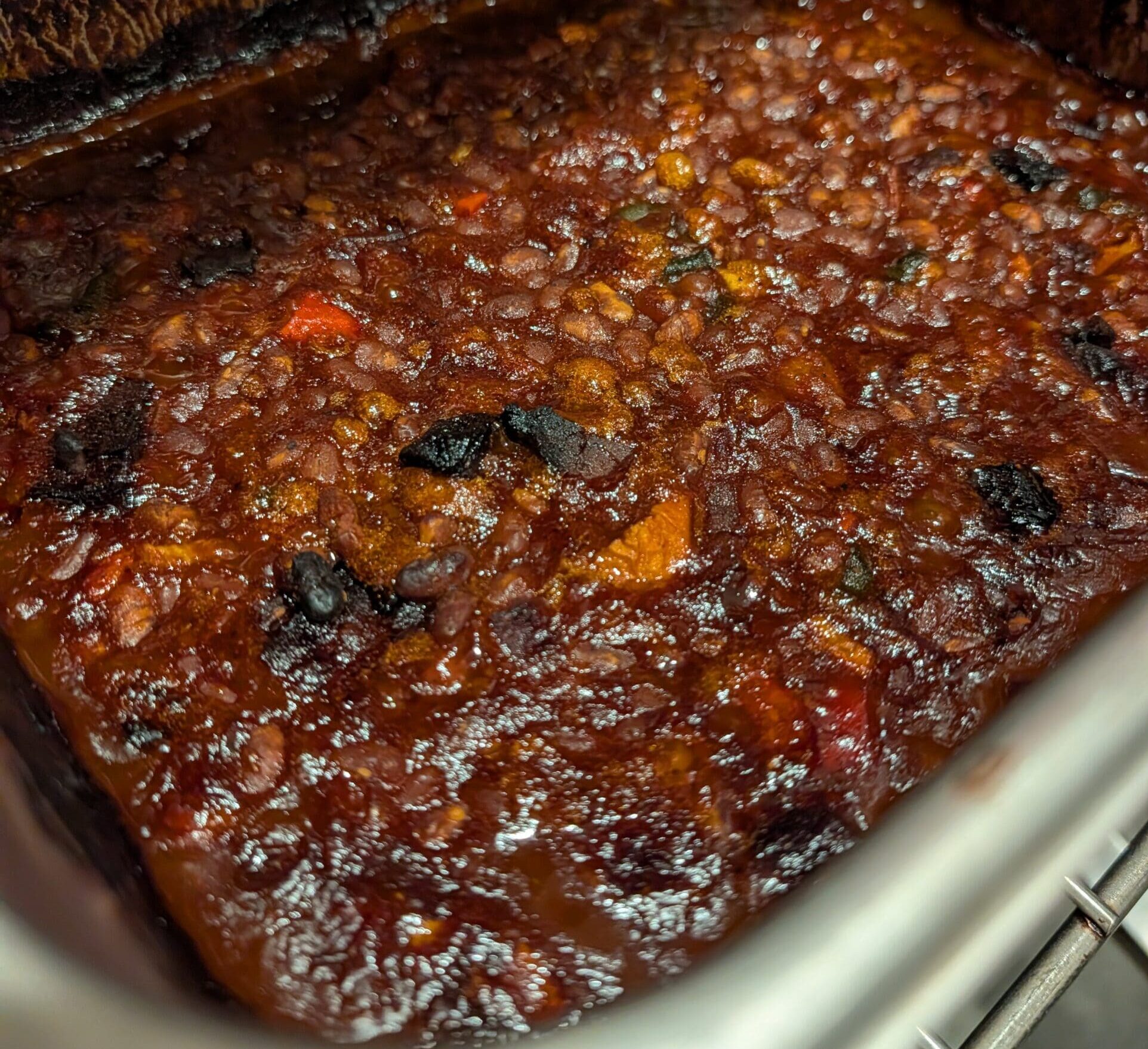 Yes, this is a picture of our amazing BBQ beans. I do not have a picture of our chili yet.